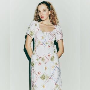 Reformation Pierce Linen Dress 8